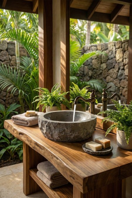 حوض حجر دائري – قطر 35 سم